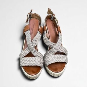 Banana Republic Woven Strap Espadrille Wedge Sandal Women’s Size 8 1/2